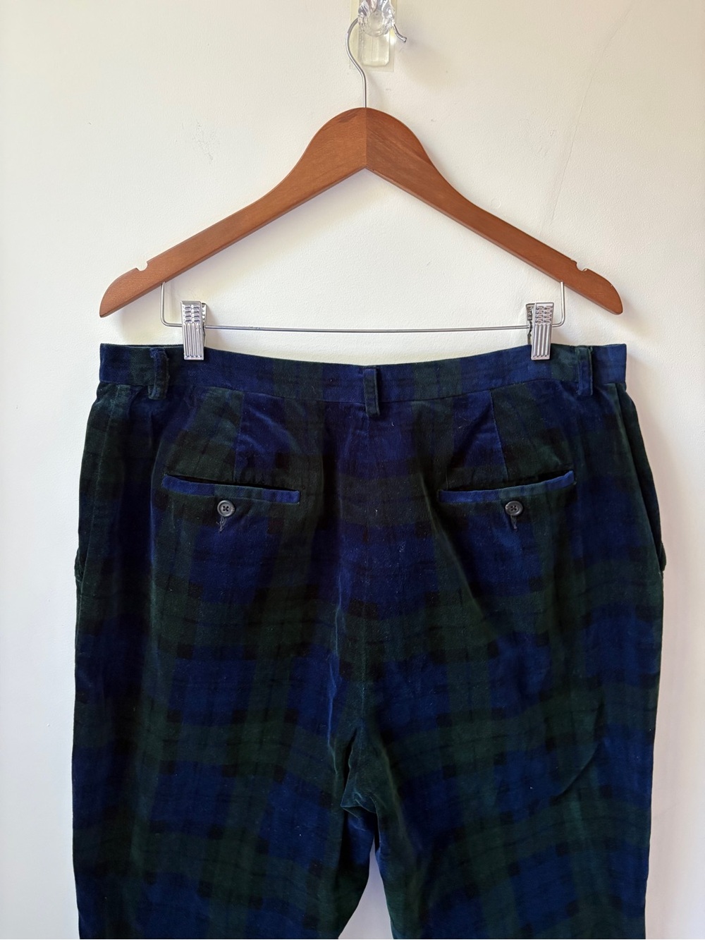 RLR Velvet Blackwatch Plaid Pants - Picture 6 of 14